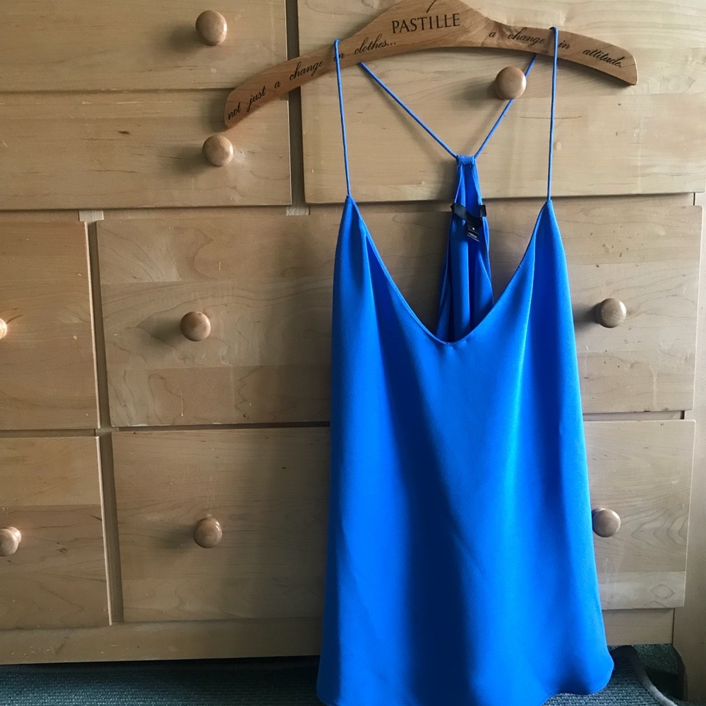 Blue J.Crew tank